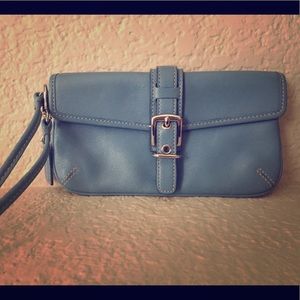 Coach Leather Wristlet Purse (vintage)